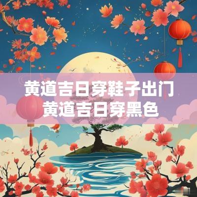 黄道吉日穿鞋子出门 黄道吉日穿黑色