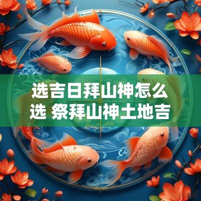 选吉日拜山神怎么选 祭拜山神土地吉日