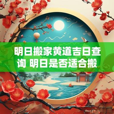 明日搬家黄道吉日查询 明日是否适合搬家
