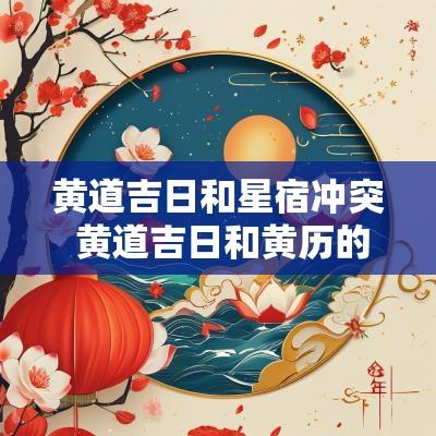 黄道吉日和星宿冲突 黄道吉日和黄历的吉日不同怎么办
