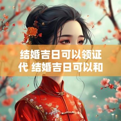 结婚吉日可以领证代 结婚吉日可以和新娘生日一起吗