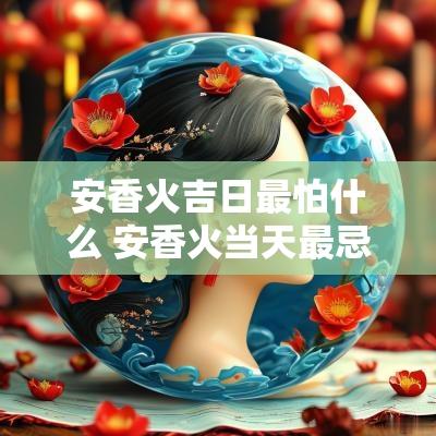 安香火吉日最怕什么 安香火当天最忌讳什么