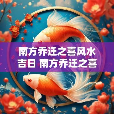 南方乔迁之喜风水吉日 南方乔迁之喜仪式习俗