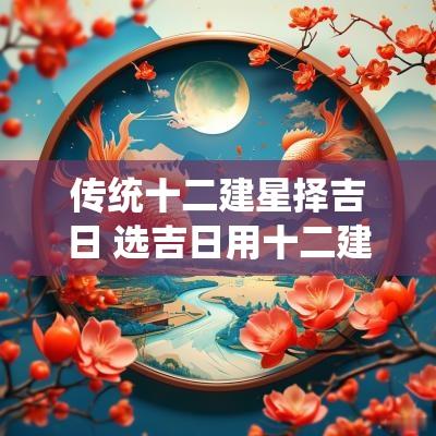 传统十二建星择吉日 选吉日用十二建星还是九星