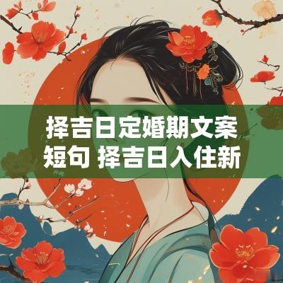 择吉日定婚期文案短句 择吉日入住新房文案