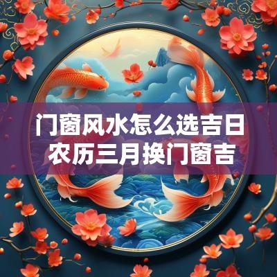 门窗风水怎么选吉日 农历三月换门窗吉日