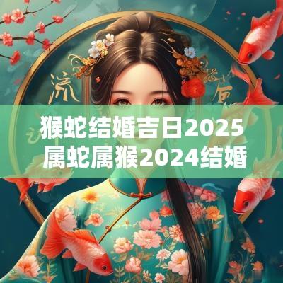 猴蛇结婚吉日2025 属蛇属猴2025结婚吉日