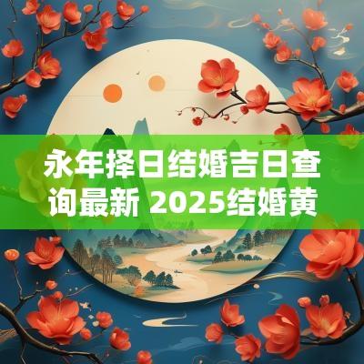 永年择日结婚吉日查询最新 2025结婚黄历吉日查询