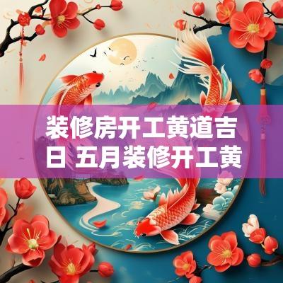 装修房开工黄道吉日 五月装修开工黄道吉日