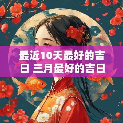 最近10天最好的吉日 三月最好的吉日是哪天