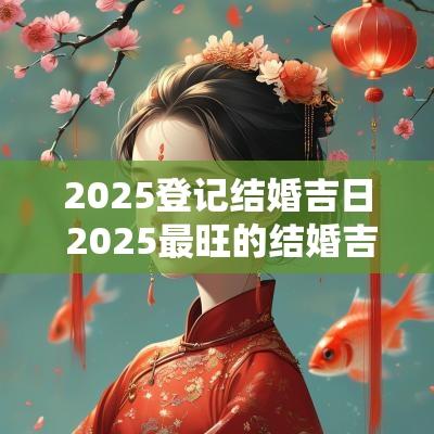 2025登记结婚吉日 2025最旺的结婚吉日