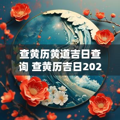 查黄历黄道吉日查询 查黄历吉日2025
