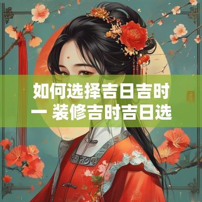如何选择吉日吉时一 装修吉时吉日选择