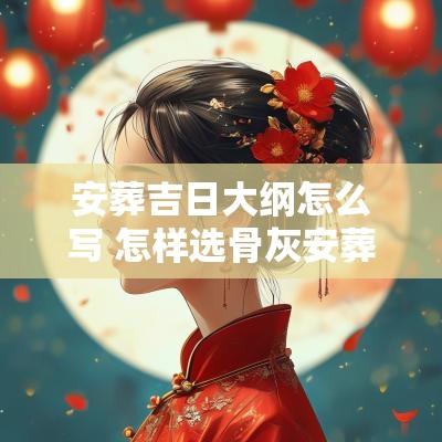 安葬吉日大纲怎么写 怎样选骨灰安葬吉日