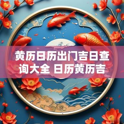 黄历日历出门吉日查询大全 日历黄历吉日查询