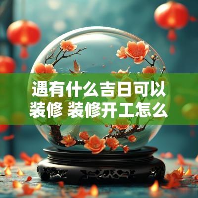 遇有什么吉日可以装修 装修开工怎么挑选吉日