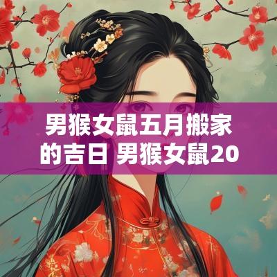 男猴女鼠五月搬家的吉日 男猴女鼠2025年元月结婚吉日