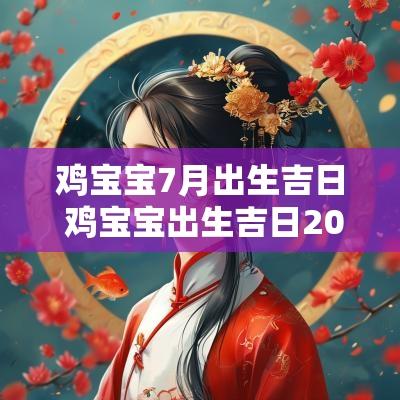 鸡宝宝7月出生吉日 鸡宝宝出生吉日2025