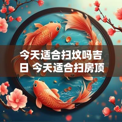 今天适合扫坟吗吉日 今天适合扫房顶吗