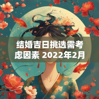 结婚吉日挑选需考虑因素 2025年2月结婚吉日