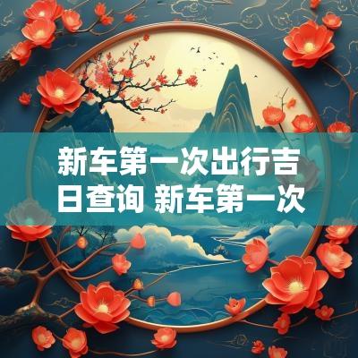 新车第一次出行吉日查询 新车第一次出行吉日