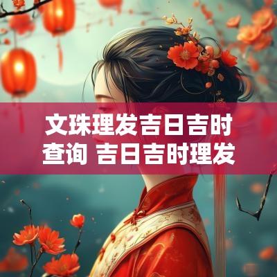 文珠理发吉日吉时查询 吉日吉时理发老黄历