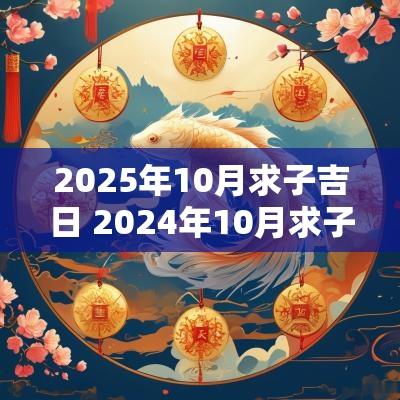 2025年10月求子吉日 2025年10月求子最好日子