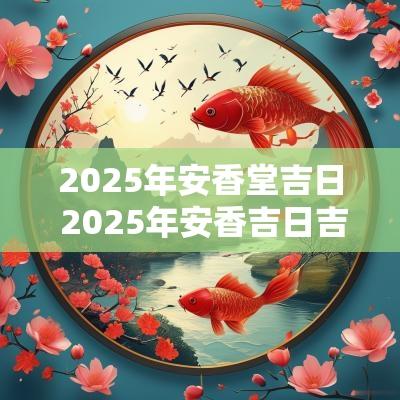 2025年安香堂吉日 2025年安香吉日吉时