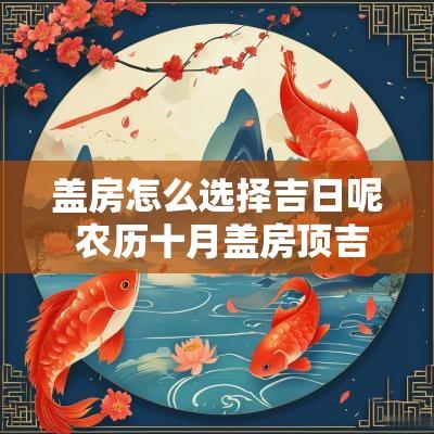 盖房怎么选择吉日呢 农历十月盖房顶吉日