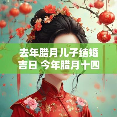 去年腊月儿子结婚吉日 今年腊月十四结婚吉日