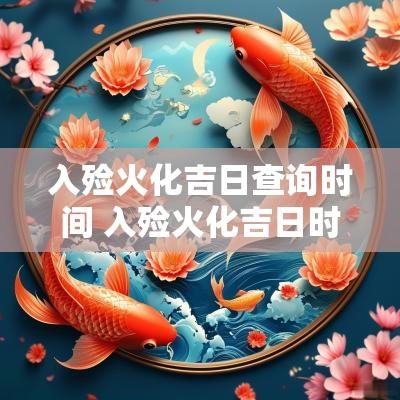入殓火化吉日查询时间 入殓火化吉日时间是几点