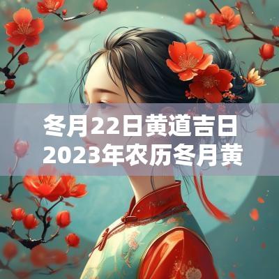 冬月22日黄道吉日 2025年农历冬月黄道吉日