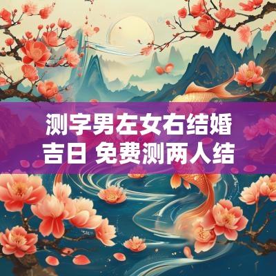 测字男左女右结婚吉日 免费测两人结婚吉日