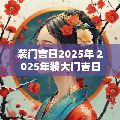 装门吉日2025年 2025年装大门吉日