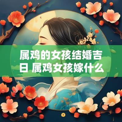 属鸡的女孩结婚吉日 属鸡女孩嫁什么吉日好