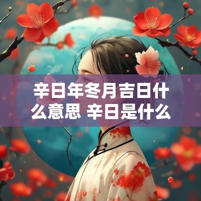 辛日年冬月吉日什么意思 辛日是什么日子