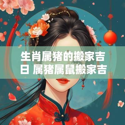 生肖属猪的搬家吉日 属猪属鼠搬家吉日11月份