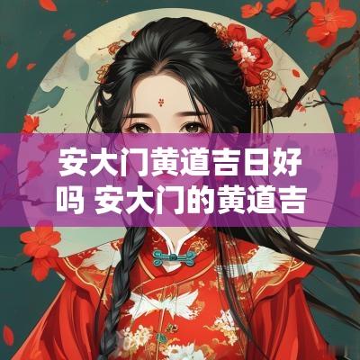 安大门黄道吉日好吗 安大门的黄道吉日怎么选