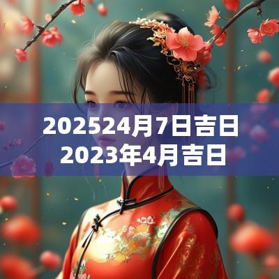 202524月7日吉日 2025年4月吉日