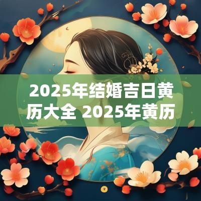 2025年结婚吉日黄历大全 2025年黄历吉日生孩子