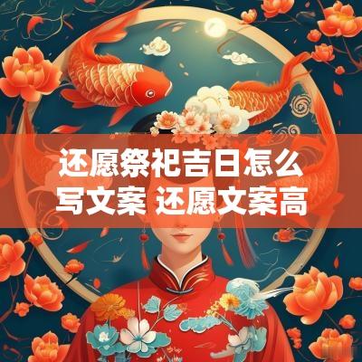 还愿祭祀吉日怎么写文案 还愿文案高级感