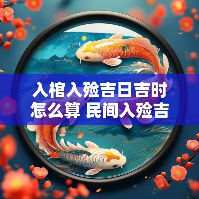 入棺入殓吉日吉时怎么算 民间入殓吉日吉时