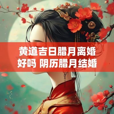 黄道吉日腊月离婚好吗 阴历腊月结婚黄道吉日