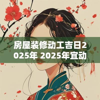 房屋装修动工吉日2025年 2025年宜动工吉日