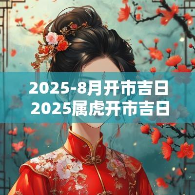 2025-8月开市吉日 2025属虎开市吉日