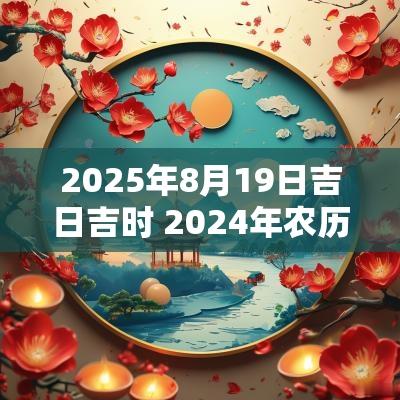 2025年8月19日吉日吉时 2025年农历8月28号吉日吉时