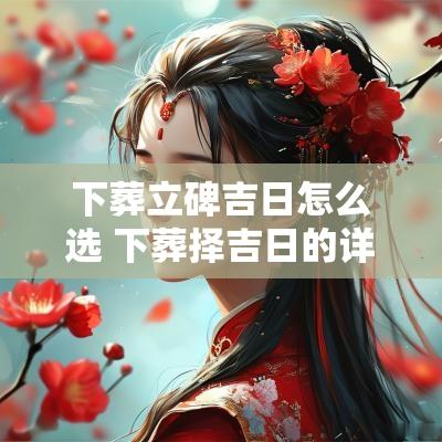 下葬立碑吉日怎么选 下葬择吉日的详细方法