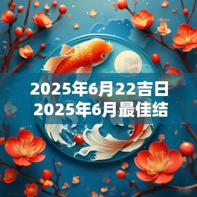 2025年6月22吉日 2025年6月最佳结婚吉日