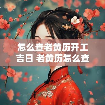 怎么查老黄历开工吉日 老黄历怎么查当日属相