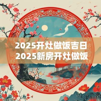 2025开灶做饭吉日 2025新房开灶做饭吉日